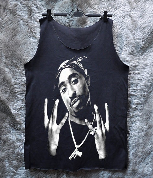 Hip Hop Rapper Tupac Amaru Shakur  Tupac 2Pac PAC The 7 Day Theory Unisex Vest Tank Top Singlet Undershirt Waistcoat