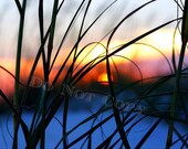 Sunset - 36X20 Original Beach Photography Canvas Art - MADE TO ORDER