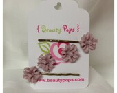 Light Purple Lily  Earring and Bobby Pin Set