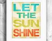 Retro quote print, Inspirational poster, quote wall art, Vintage print, retro poster, Letterpress Style, Cottage Decor - 11x14 - Typography