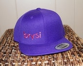 BrySi Hat - Purple Snapback  (NEW ITEM)