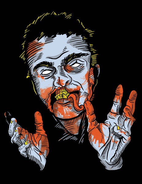 8.5x11 Custom Fantasy, Horror, Zombie or Superhero Illustration Portrait - Color