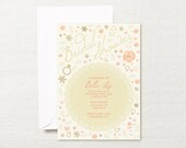 Rustic Bridal Shower Floral Doily Invitation Printable - wedding invite Il_170x135