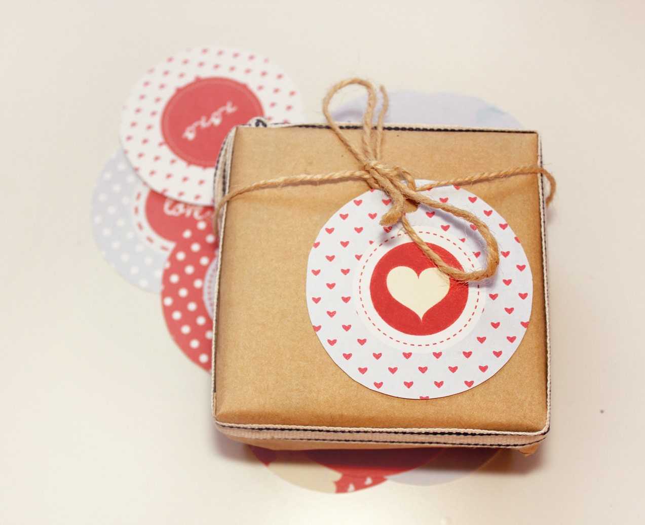 PRINTABLE Valentines Circle Tag - A Summer's Love Series Il_570xn