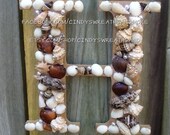 Seashell Letter, Wall Hanging, Letter, Wedding, Beach, Cottage, Lake, Ocean, Home Decor