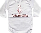 Baby bodysuit DEPECHE MODE rock , funk , hard rock, One Piece Bodysuit Funny Baby Onesie Child boy girlen's Clothing Kid's Shower boy girl