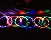 Mini Tripwhip: LED RGB Flashlight Fiber Optic Whip - Dance, Rave, Tripwhip, Glowsticks are Upset