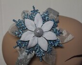 Silver Snowflake Headband