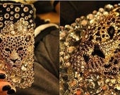 Noble Leopard head deco kit diy phone case diy deco kit iphone case kit iphone case deco kit iphone 5 iphone 4 case sumsung case
