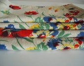 Set of 4  Vintage Cloth Napkins