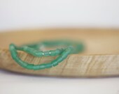 Recycled Glass Beads // Small Sea Foam Green Glass Beads // Women's Jewelry // Supplies // Indonesia - 4to7 mm - 22 inch strand