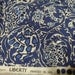 LIberty of London - Cotton Silk mix beautiful fabric 1.3m - Blue