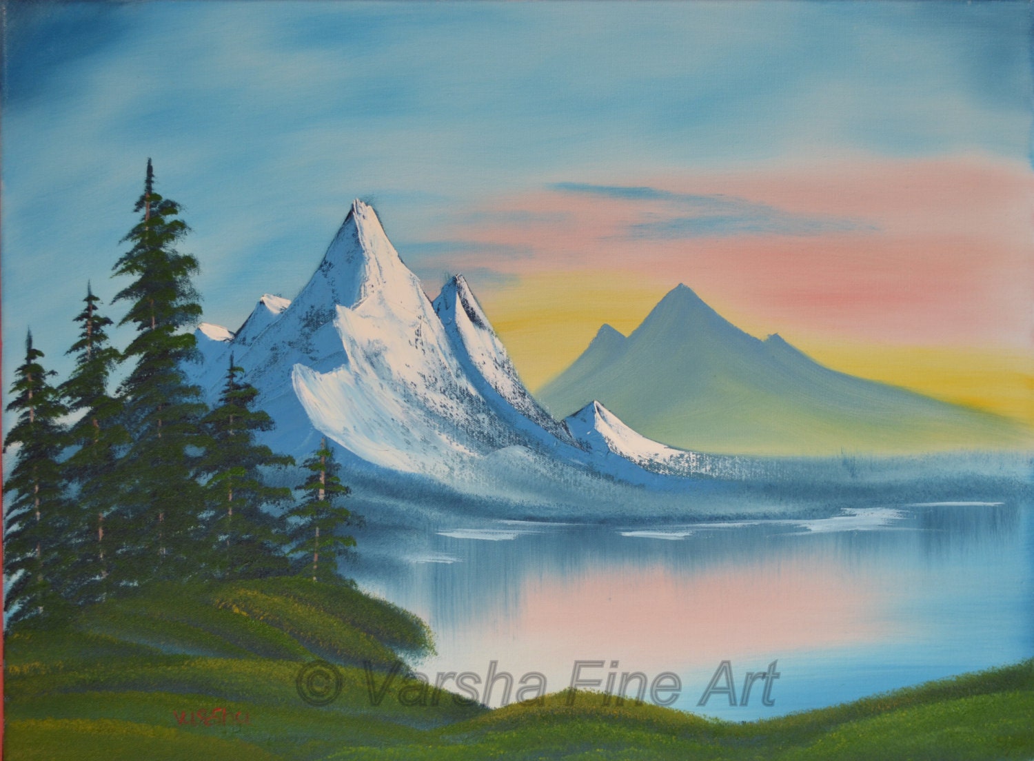 Oil on Canvas Original Painting - Under Skies - 18" X 24"