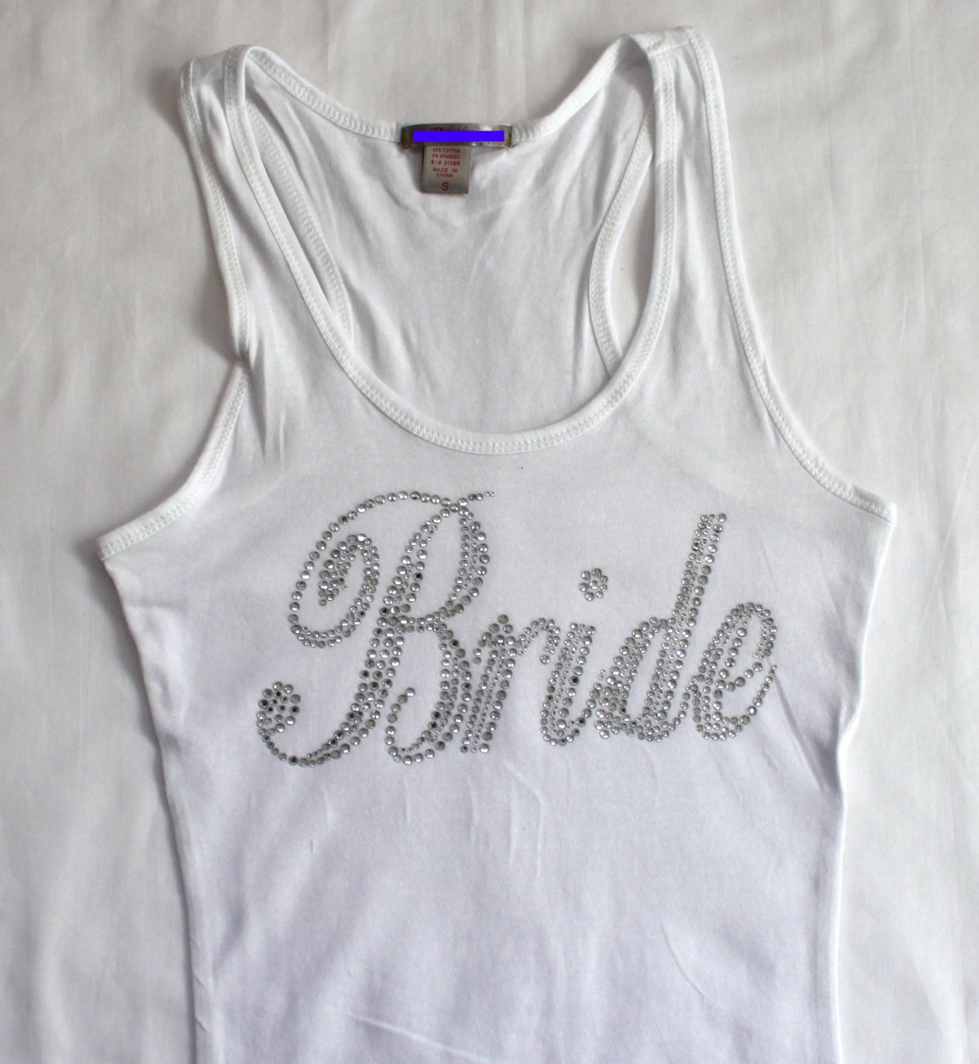 Bride Tank Top Shirt. Bridesmaid. Bachelorette Party. Maid of Honor. Matron of Honor. Wedding Bridal Party.