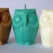 Gorgeous Soy Owl Candle - choose your colour.