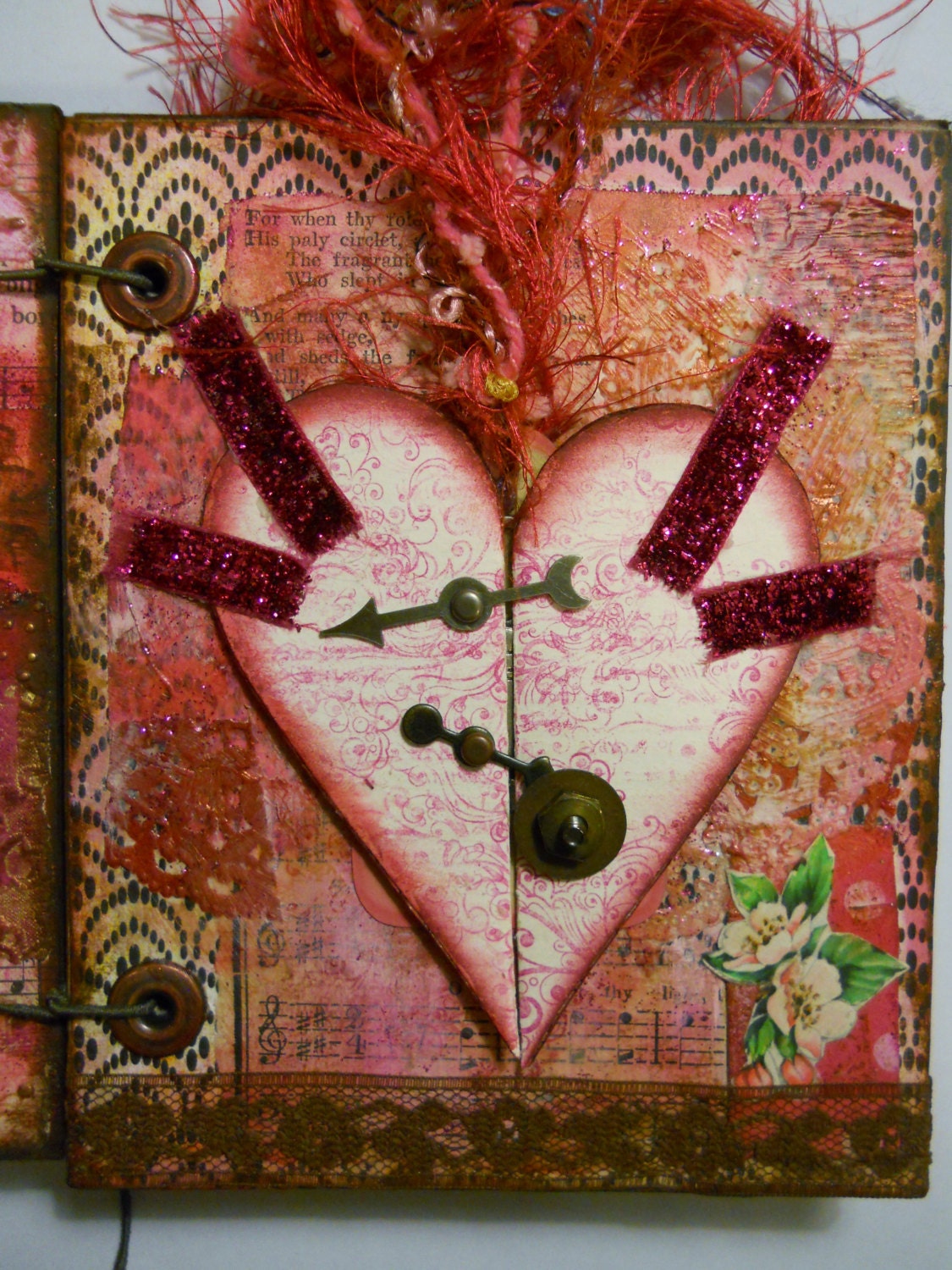 Love Story: an original mixed media chip board book