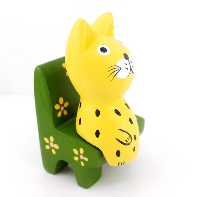Handmade Woodworking,Wood Carving,Cute Cat,Home Decor,Desk Display,Wood Miniature,Doll House