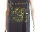 Foster the People shirts indie pop shirts alternative rock shirt women tank top vest tunic top women sleeveless unisex t shirt size M