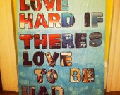Custom Quote on a Canvas