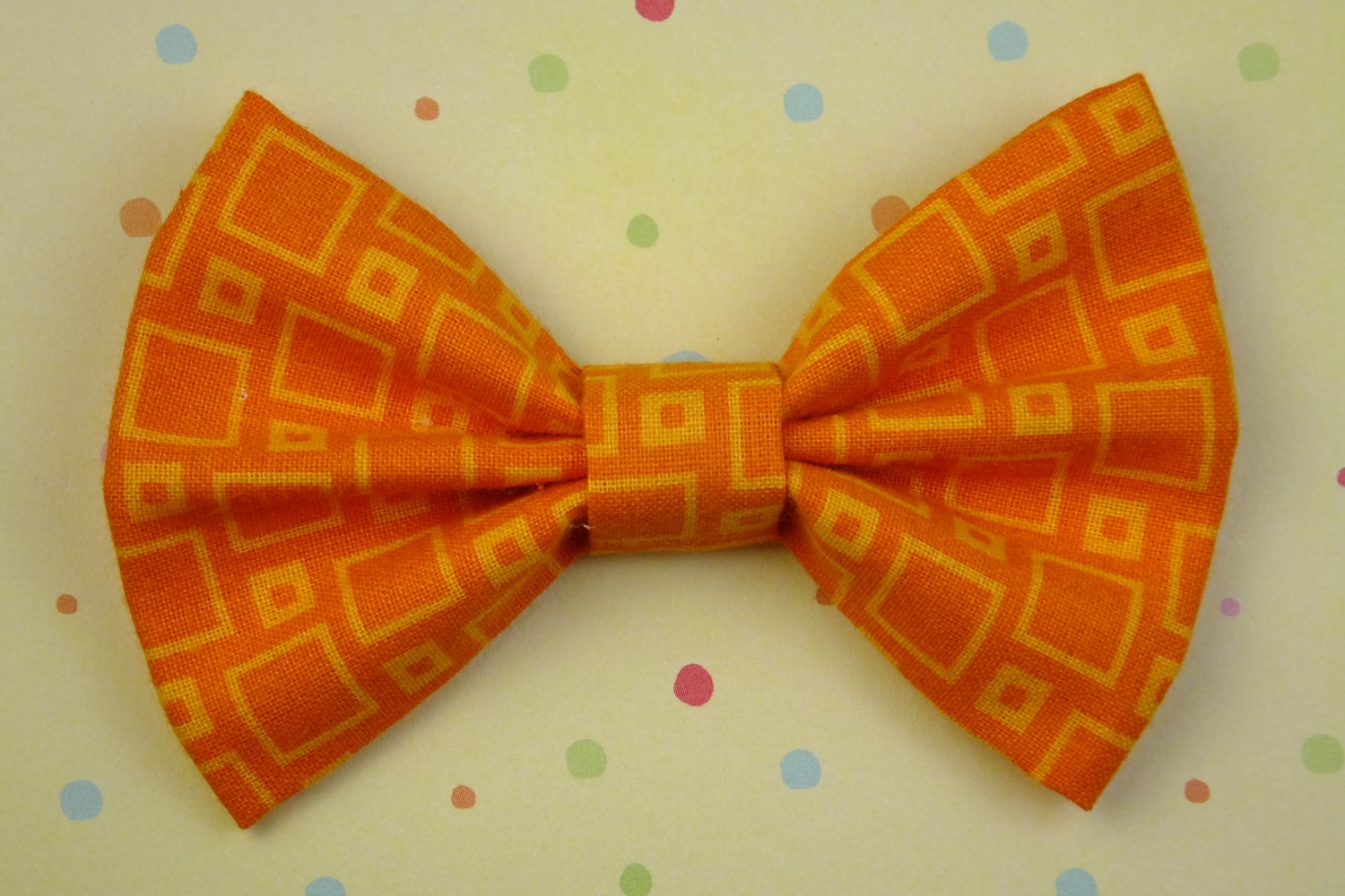 Orange Retro Baby Girls Fabric Hair Bow Clip, Baby Girls Felt Flower, Baby Girls Felt Bow, Flower Hair Clips, Hair Bow Clips, Headband