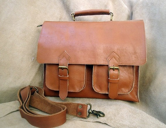 Light-Brown Handmade cow leather tote/woman's bag/shoulder bag/briefcase/messenger bag/leather bag/handmade bag/
