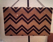 17x11 Chevron bulletin board