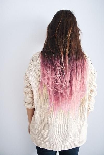 100% Human Hair Custom Colored Ombre Clip In Extension Set - 22"