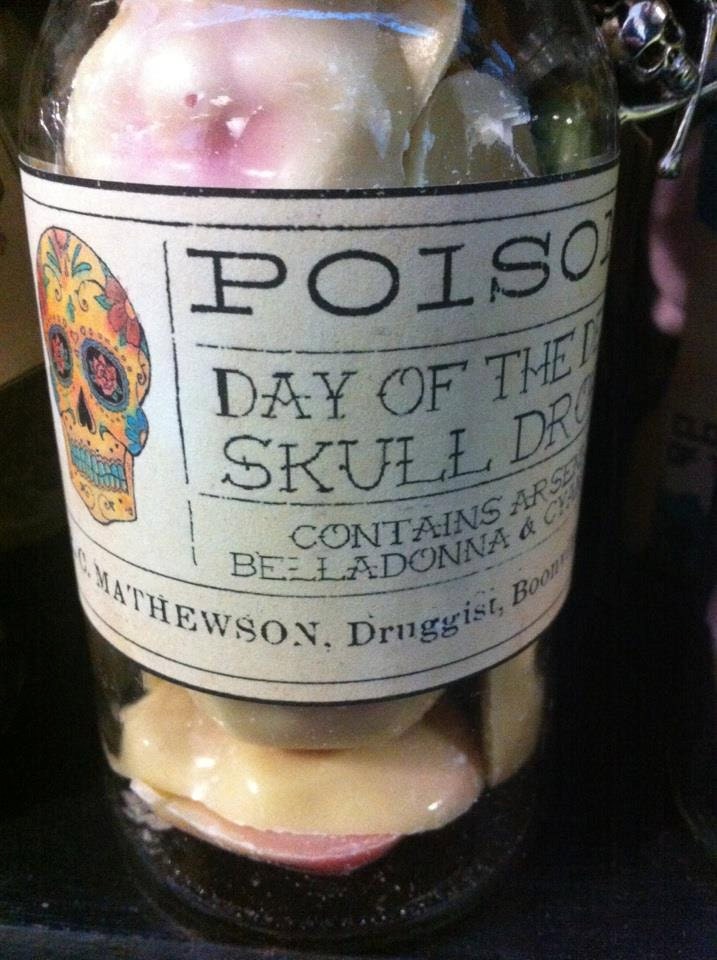 Day of the Dead Candy Skulls - Custom Sweet Jar