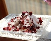 Jasmine Rose Herbal Bath Salts, soothing bath salts, calming bath salts, bath soak, foot bath salts (4 Oz)