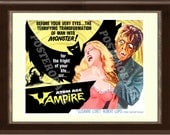 Atom Age Vampire POSTER 16 x 20 large Monster HORROR Movie print for the fright of your life