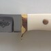 walrus tusk ivory handled skinning knife