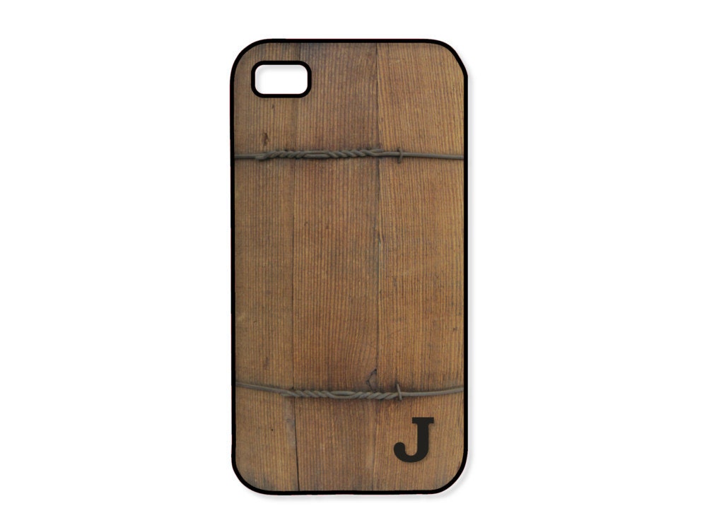 Rustic Wood iPhone Case for Men - Vintage Nail Keg - Monogrammed iPhone Case - GoldenDaysDesigns 16 Fathers Day Gift Ideas for the Man Cave
