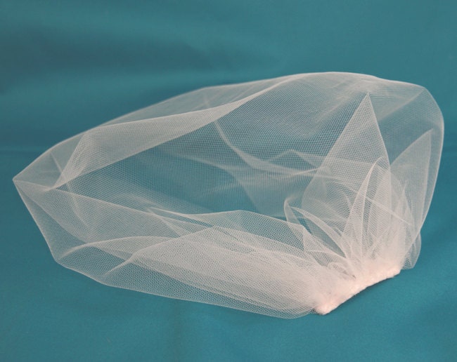 Bridal Blusher Veil, Tulle Veil, Bridal Veil, Bridal Birdcage Veil, Pouf Veil, Bridal Head Piece, Wedding Hair Accessory, Headpiece, Ivory