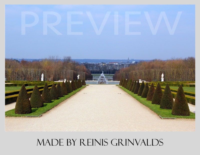 Palace of Versailles garden, details,  Fine Art Print, Digital photography (4x6)