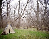 Kids Teepee Tent - Completely Assembeled - Bamboo - Handmade