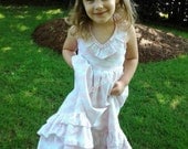EMMALINE MAXI DRESS - custom ruffle v-neck maxi dress for toddlers and girls sizes 2T -5