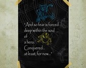 Adventure Time, Finn and Jake Quote Typography Poster, Print, A3