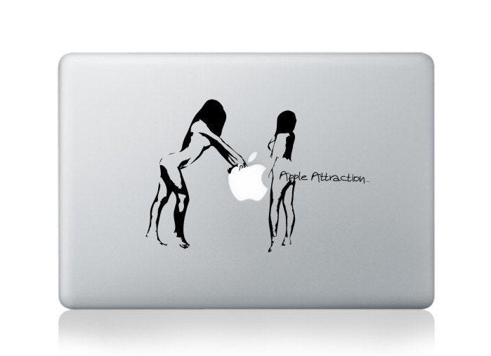 Apple Attaction -- Mac Decal Mac Sticker Macbook Decals Macbook Stickers  Vinyl Decal for Apple Laptop Macbook Pro / Macbook Air / iPad
