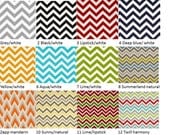 Reversible Set of 4 Placemats Premier Prints ZigZag white lime chevron designer fabric cotton place mats