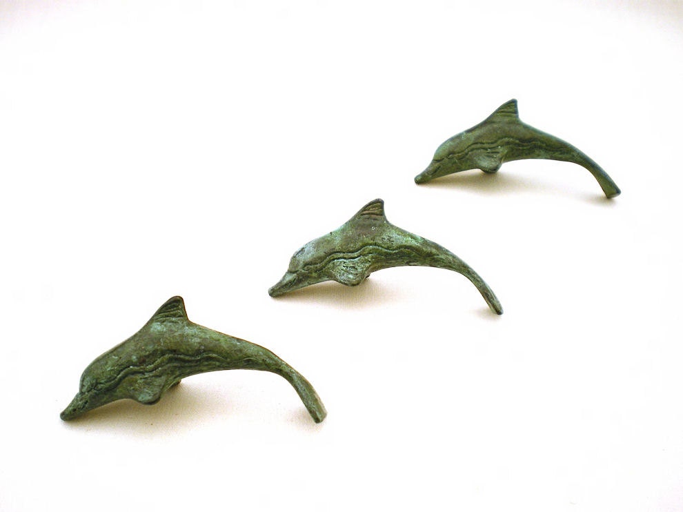 Bronze Animal, Bronze Dolphin, Metal Sculpture, Metal Art