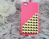 punk  iphone case, i phone 4 4s 5 case, cool cute iphone4 iphone4s 5 case,stylish plastic rubber cases cover, Artificial Swarovski Crystal