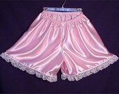 Free Shipping Adult Sissy Baby Satin Lacey Tap Panties