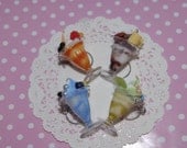 2 Kawaii Pearly Ice Cream Sundae Charm
