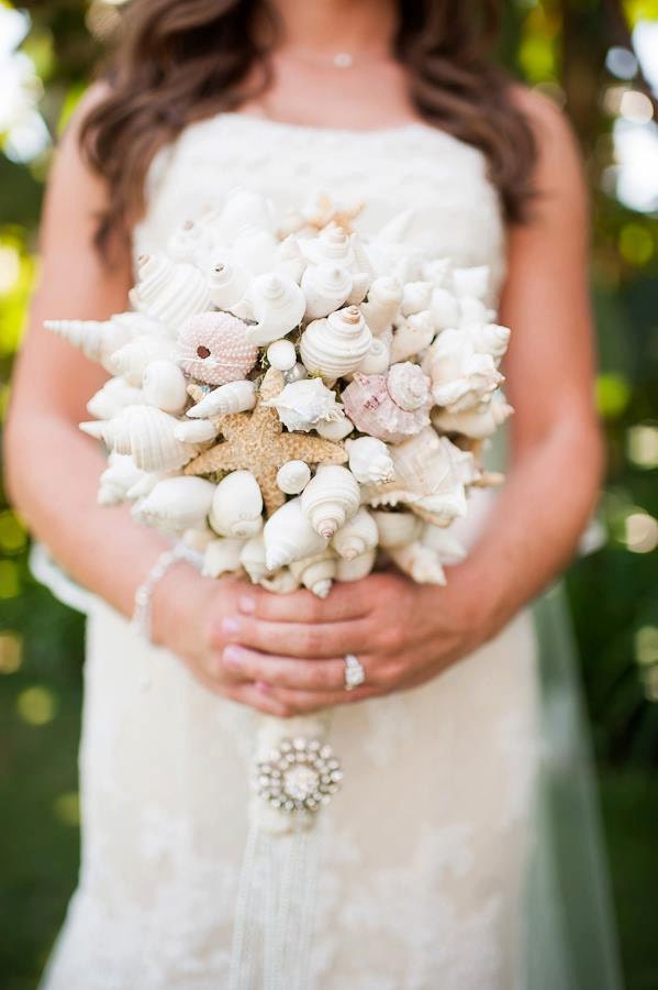 Seashell Wedding bouquet