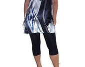 Silk Tunic Dress in Casual Chic style - Handmade Women's Clothing