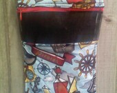 Pirates Ahoy Sugar Glider Zippered Window Bonding Pouch