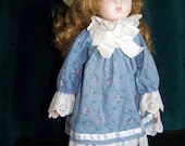Doll Handmade Soft body and bisque face