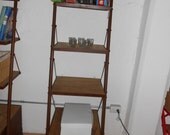 Vintage storage shelving, reproduction (replica) of an old french industrial shelves
