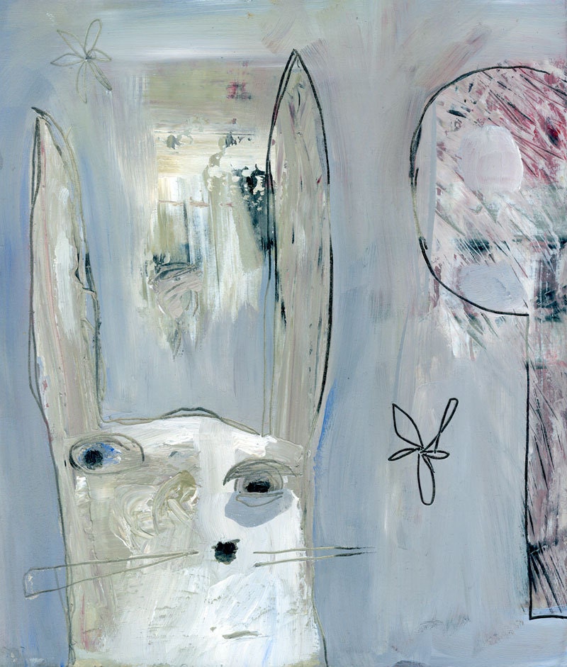 Blue Rabbit - Print/Reproduction