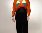 Press Your Luck, Cry Yr Eyes // Cropped Sweatshirt